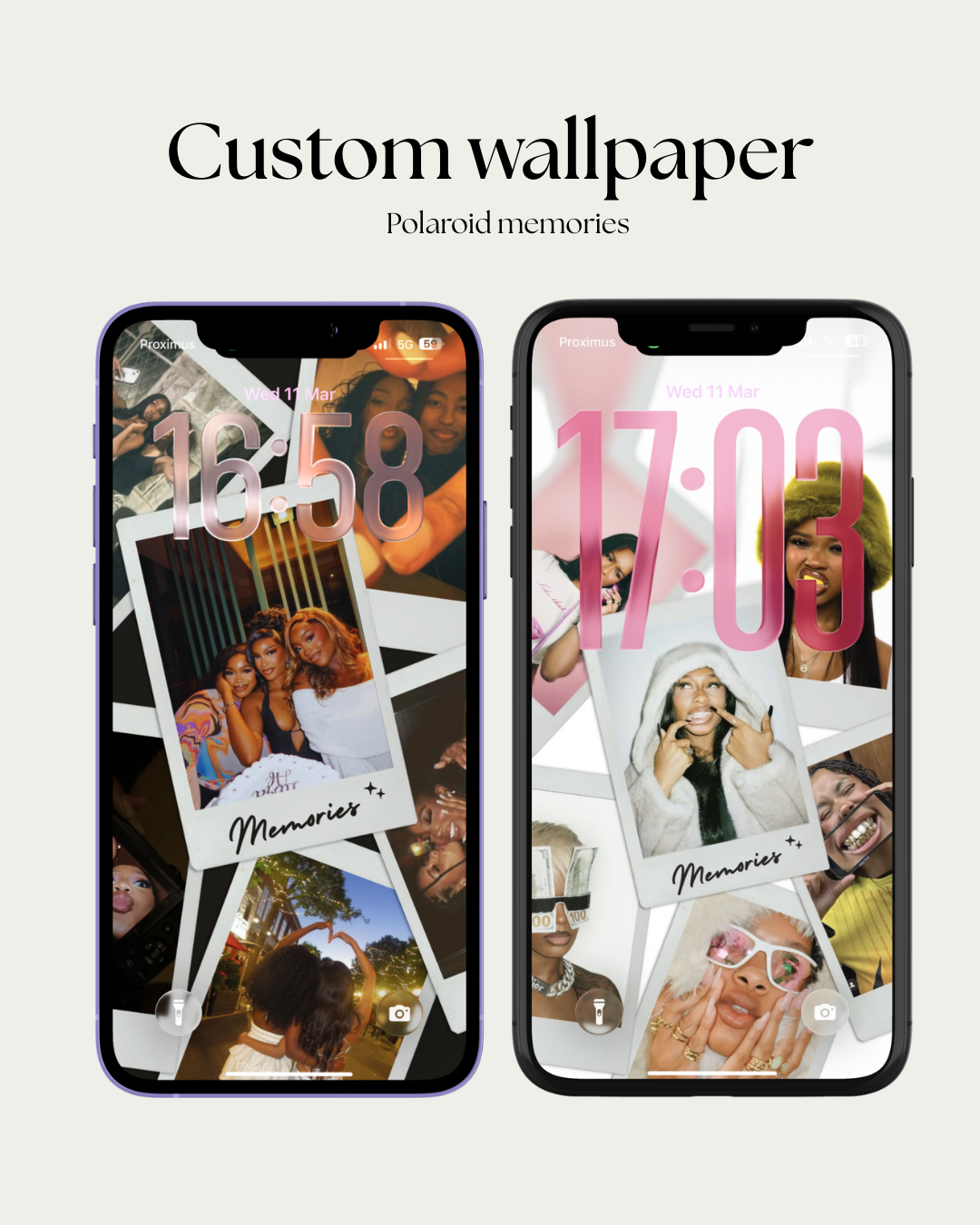 Custom iPhone Wallpaper Collage