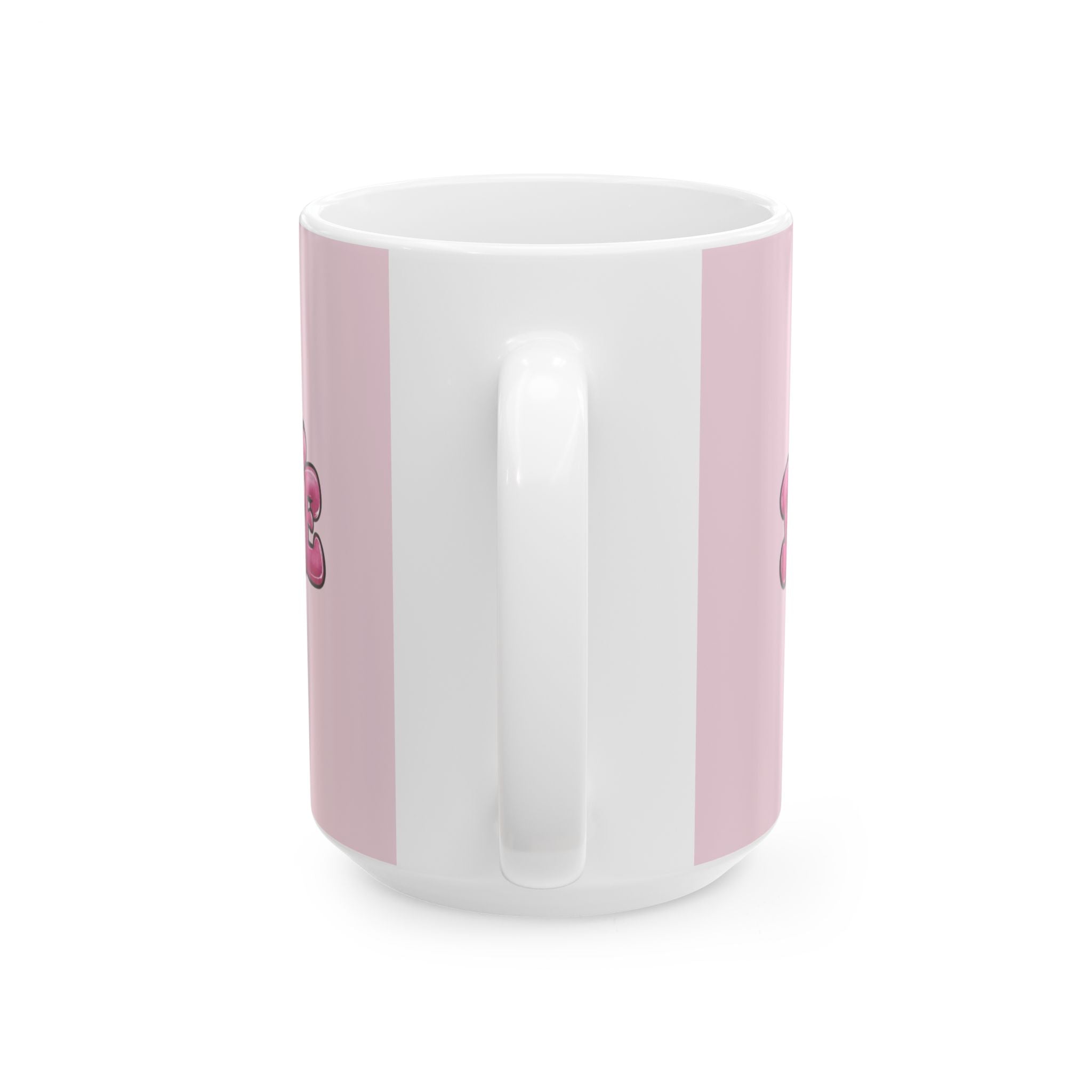 Baddie Heart Bubble Text mug | Ceramic Mug