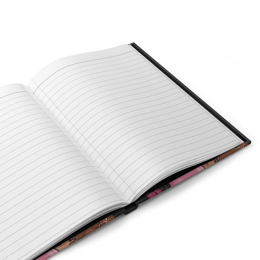 Luxury Black Girl Notebook – Aesthetic Hardcover Journal
